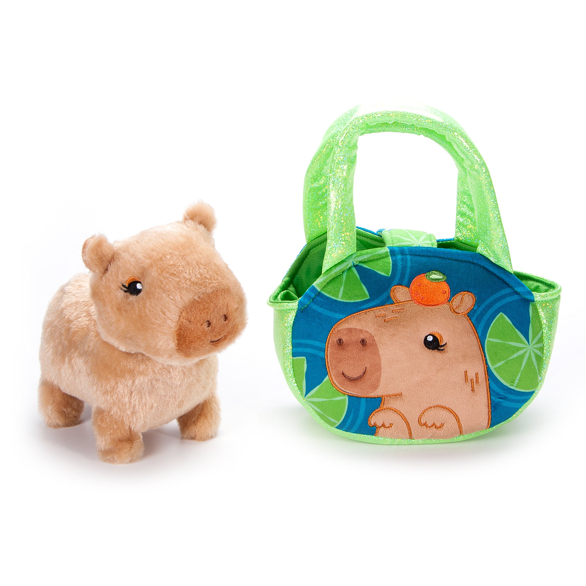 Purse & Plush Capybara by Zoologee