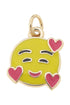 Heart Enamel Emoji Charm
