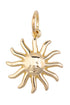 Tuscan Sun Charm in Shiny Gold