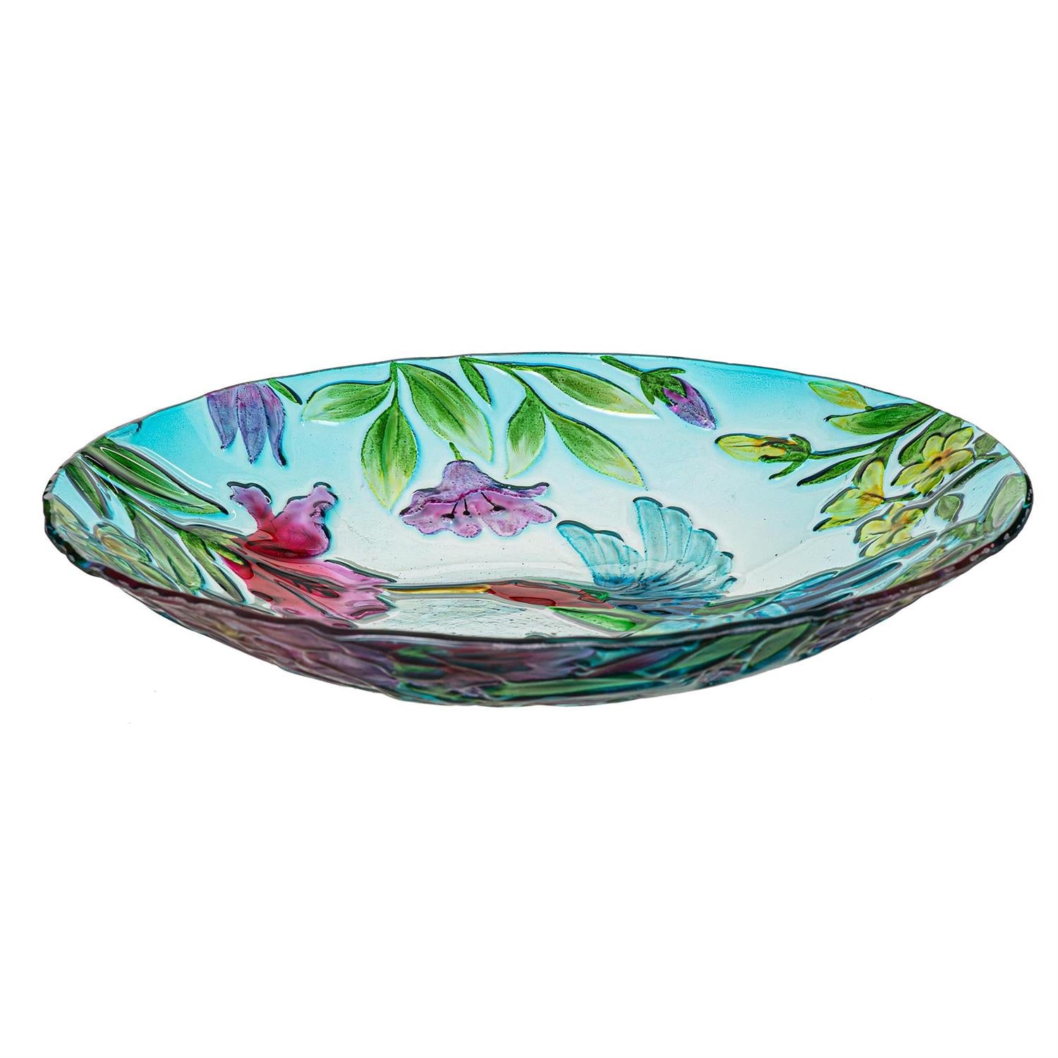 18" Pollinator Garden Birdbath Hummingbird Bath