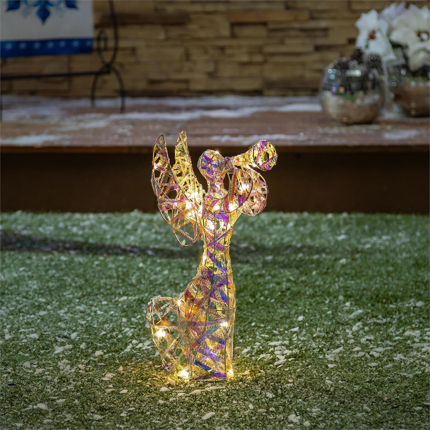 Sparkle Garden Statue, LED Statue, Angel