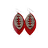 Touchdown Football Layered Earrings