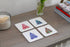 Spruce & Berries Coasters Set of 4