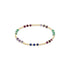 Gemstone Gold Joy Pattern 3mm Bead Bracelet - Hot Mess Fall Winter by enewton