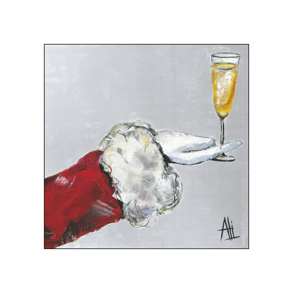 Cheers to Santa Beverage Napkins