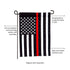 Thin Red Line Garden Applique Flag