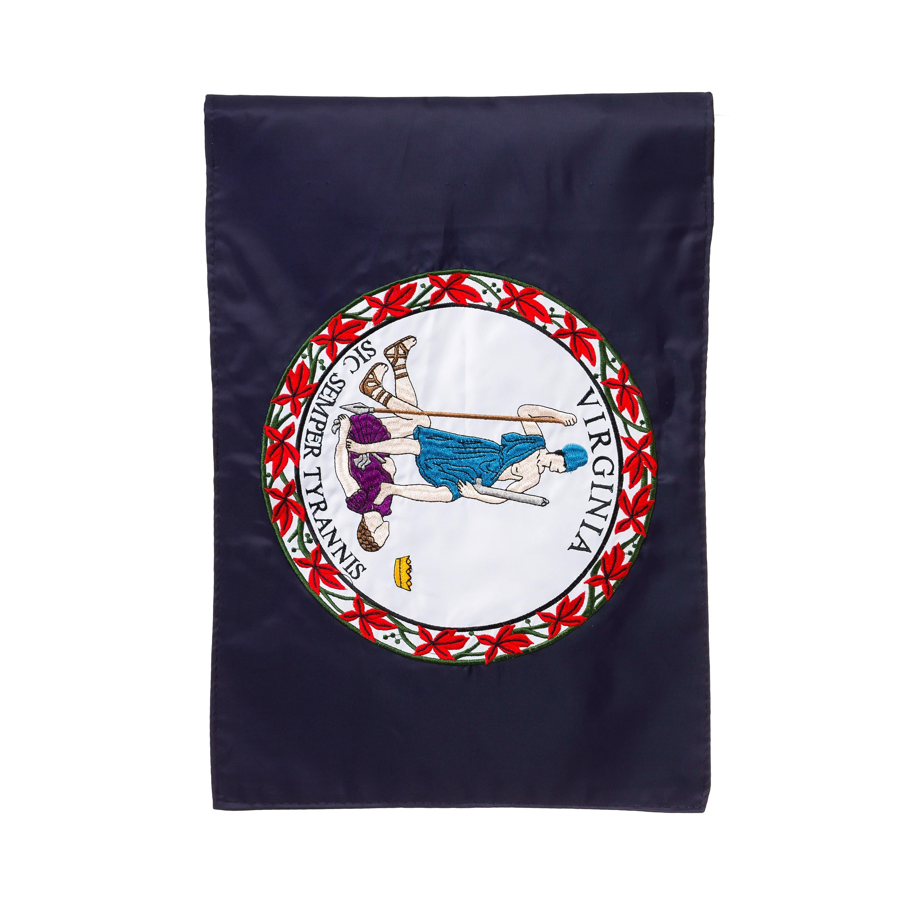 Virginia State Flag Garden Applique Flag