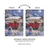 Christmas Camper Lustre Garden Flag
