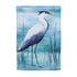 Blue Heron Reversible Suede Garden Flags