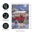 Christmas Camper Lustre Garden Flag