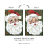 Merry Santa Applique Garden Flag