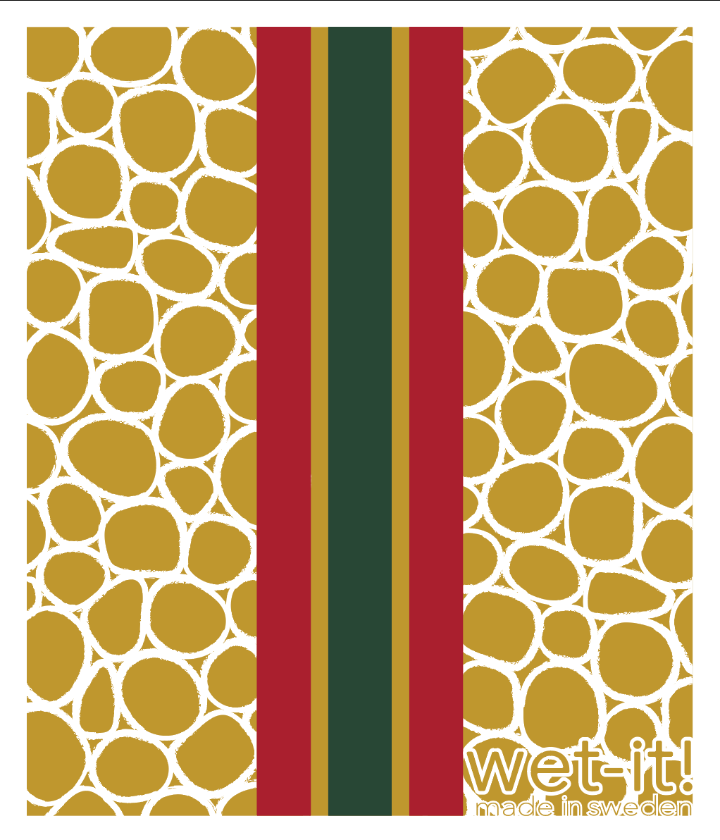 Gilded Pebbles Swedish Cloth