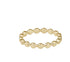 classic gold 2.5mm beaded disc ring by enewton