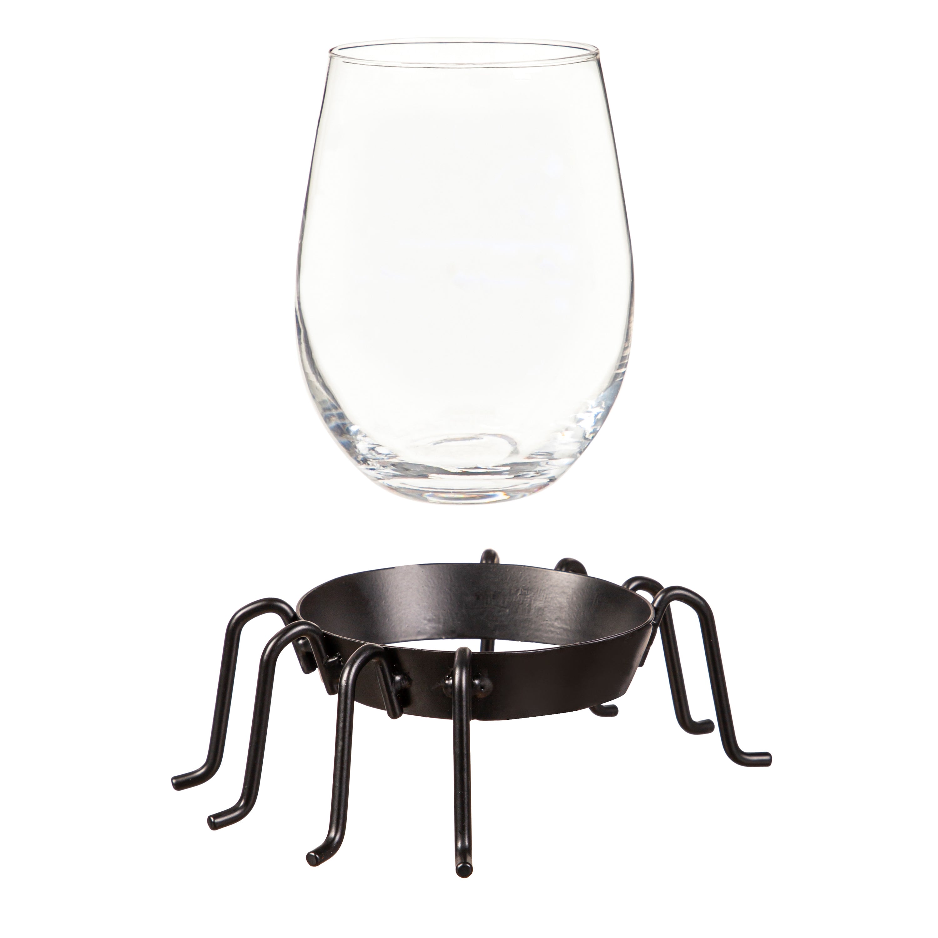 17oz Stemless Glass w/ Spider Cup Holder and Gift Box - A. Dodson's