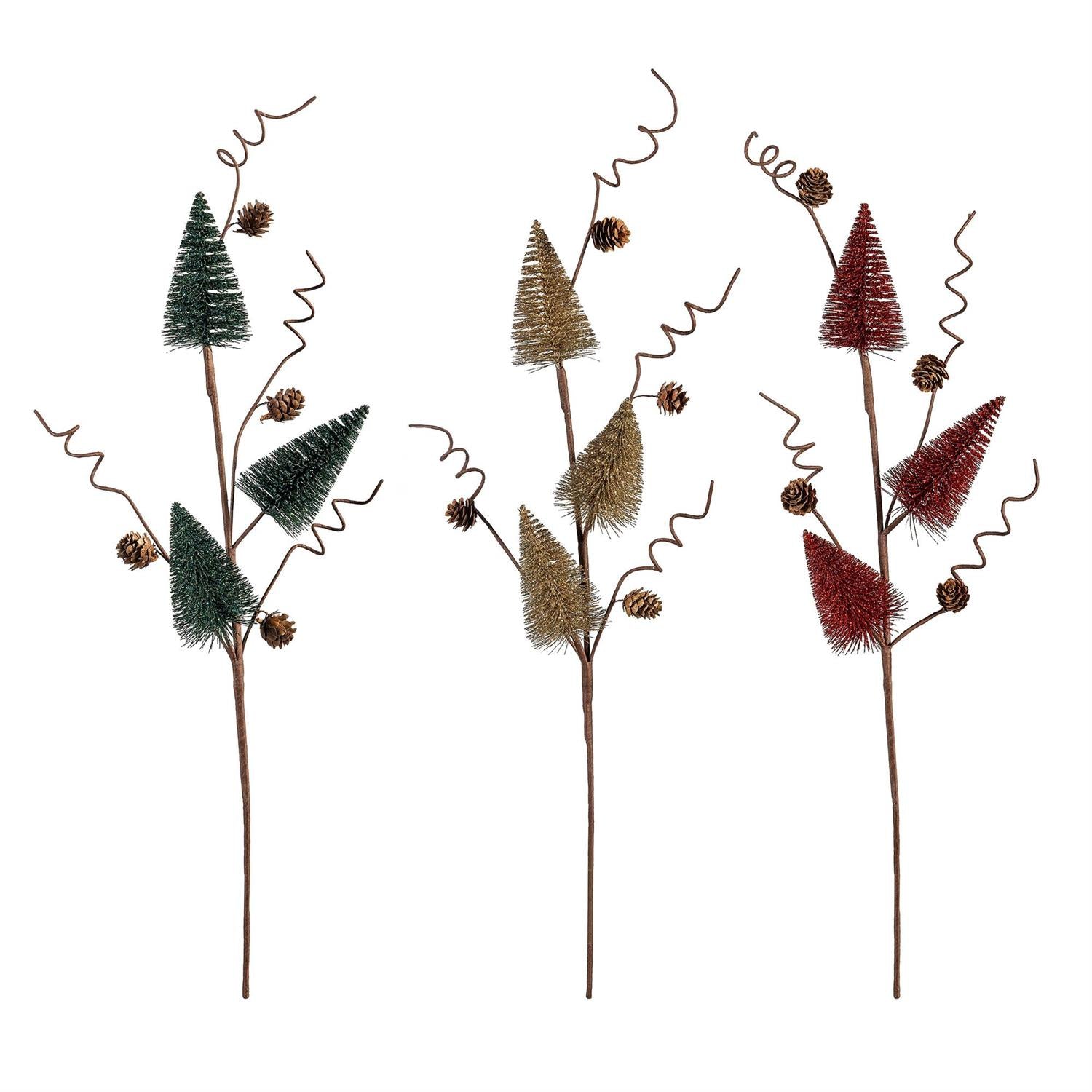 Woodland Stem Bottle Brush Tree and Pine