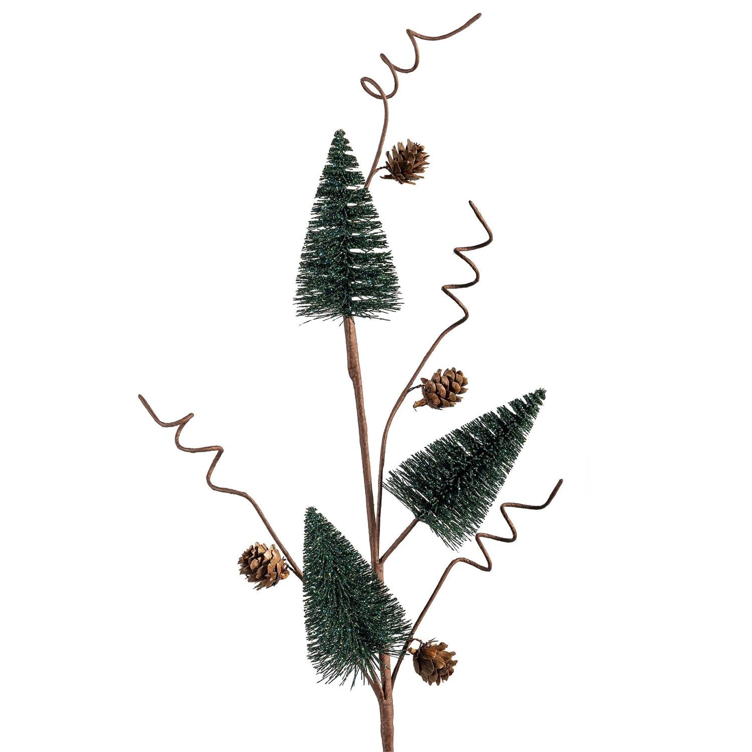 Woodland Stem Bottle Brush Tree and Pine
