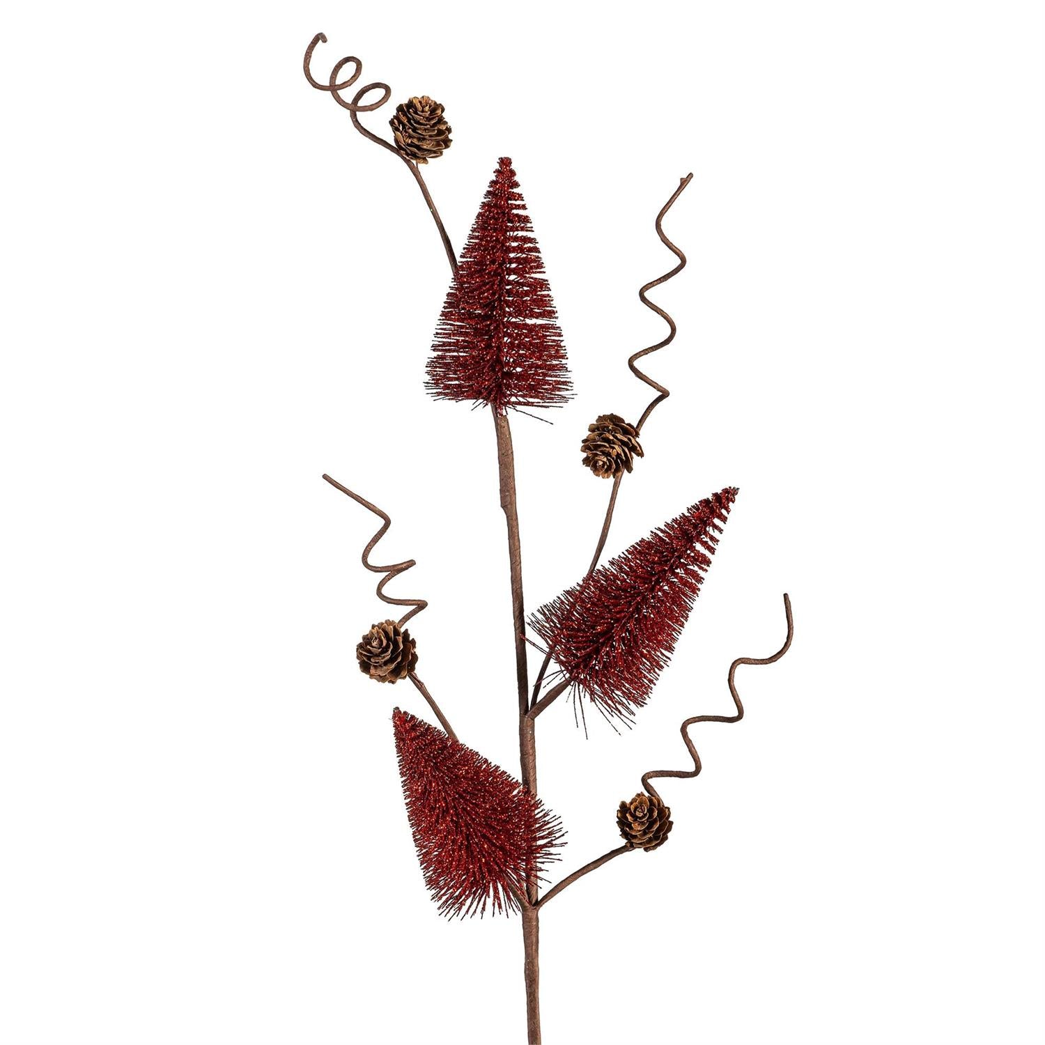 Woodland Stem Bottle Brush Tree and Pine