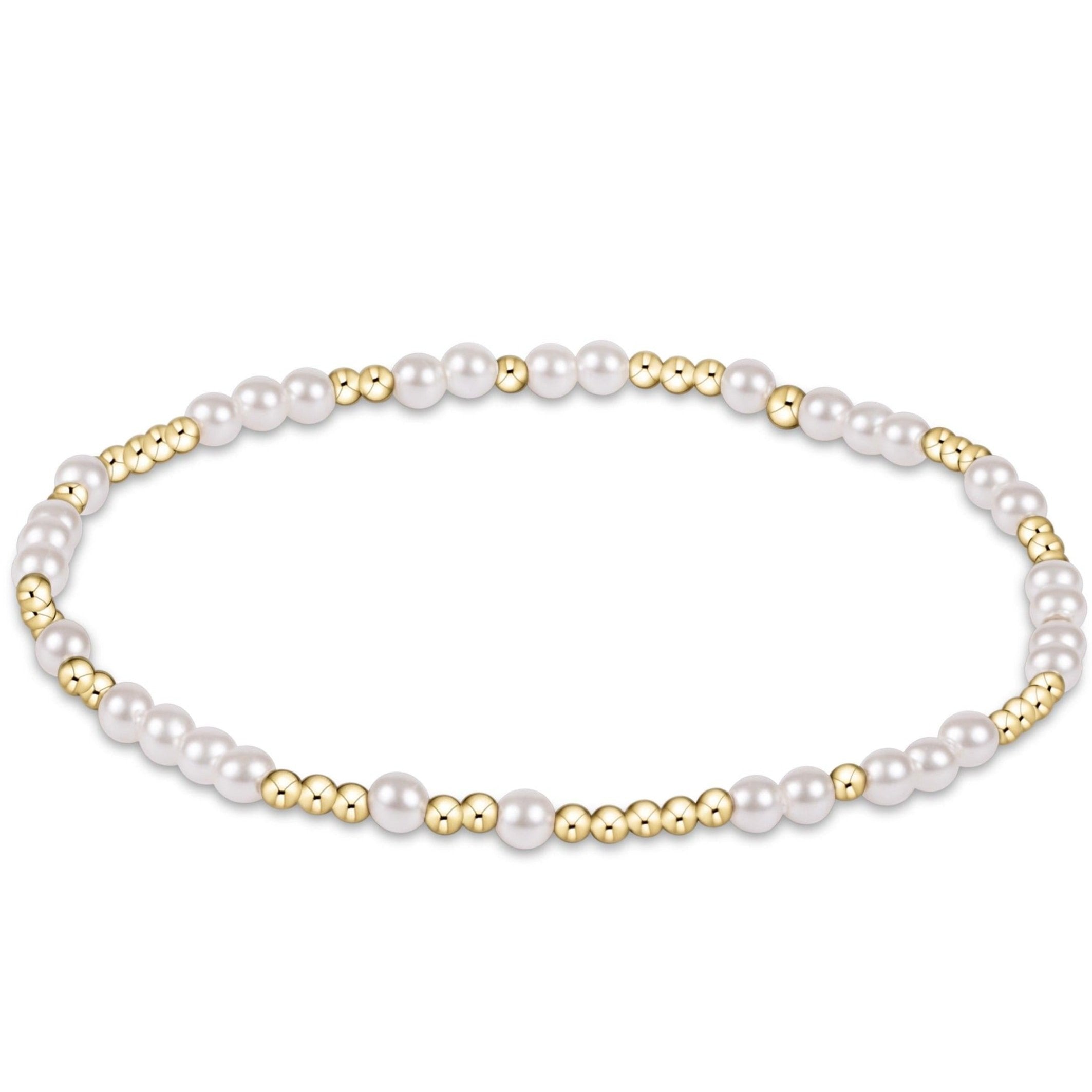 Hope Unwritten Pearl 3mm Bracelet by enewton