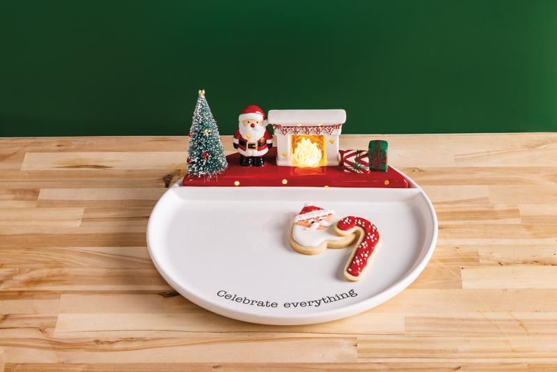 Large Santa Light-Up Sitterr BY MUD PIE
