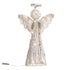 Large Light-Up Rattan Angel By Mud Pie