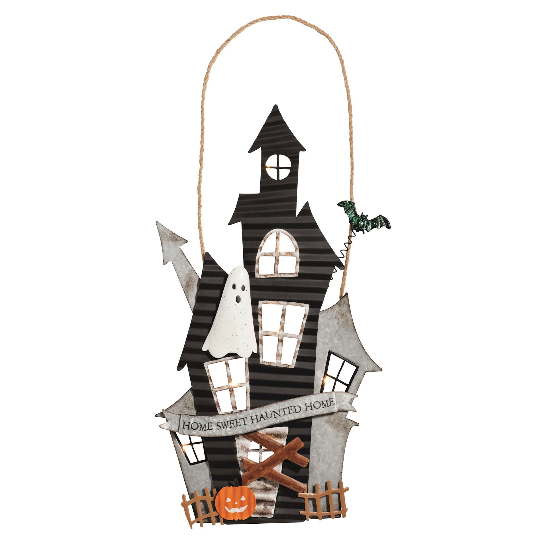 Haunted House Door Hanger by Mud Pie