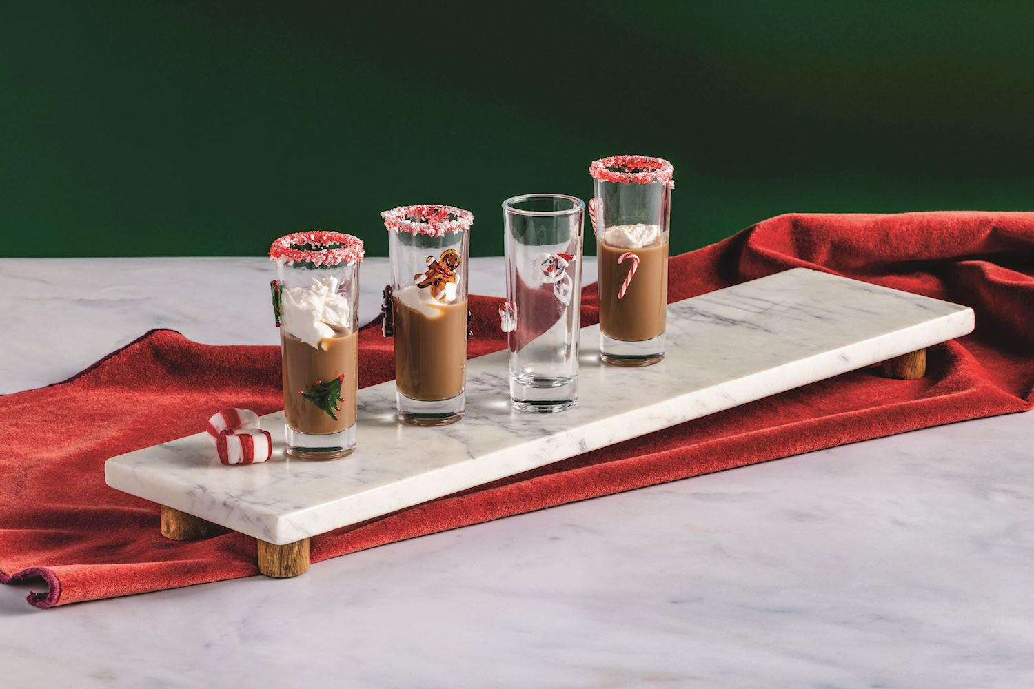Christmas Shotglasses By Mud Pie