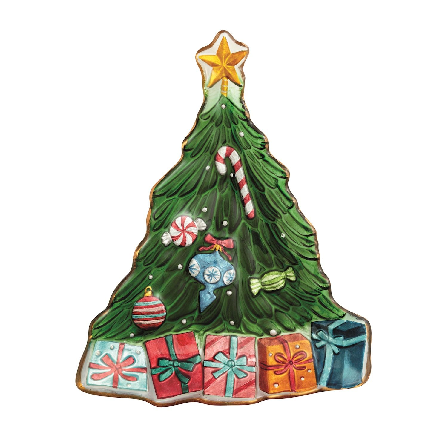 Tree Glass Platter By Mud Pie