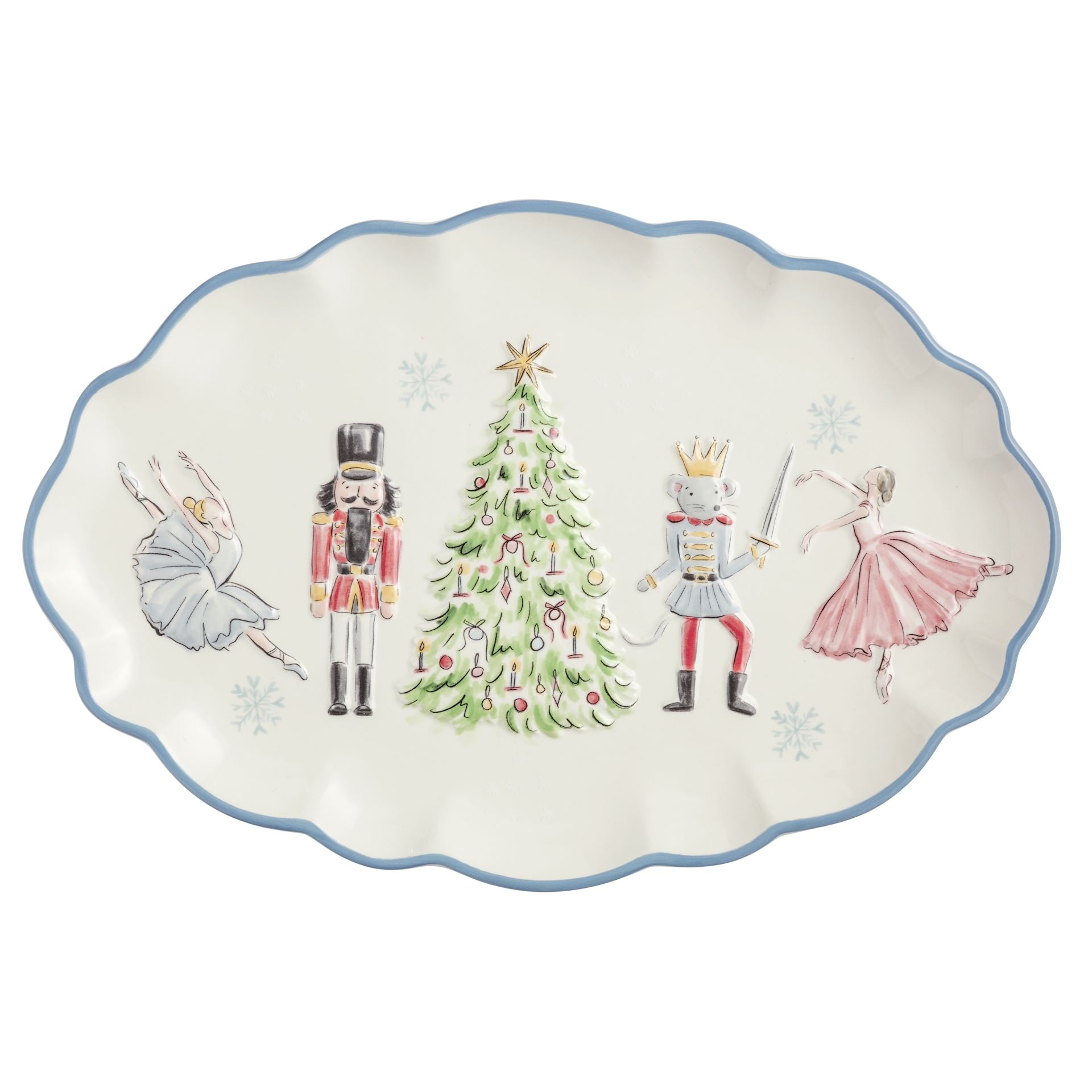 Nutcracker Platter by Mud Pie