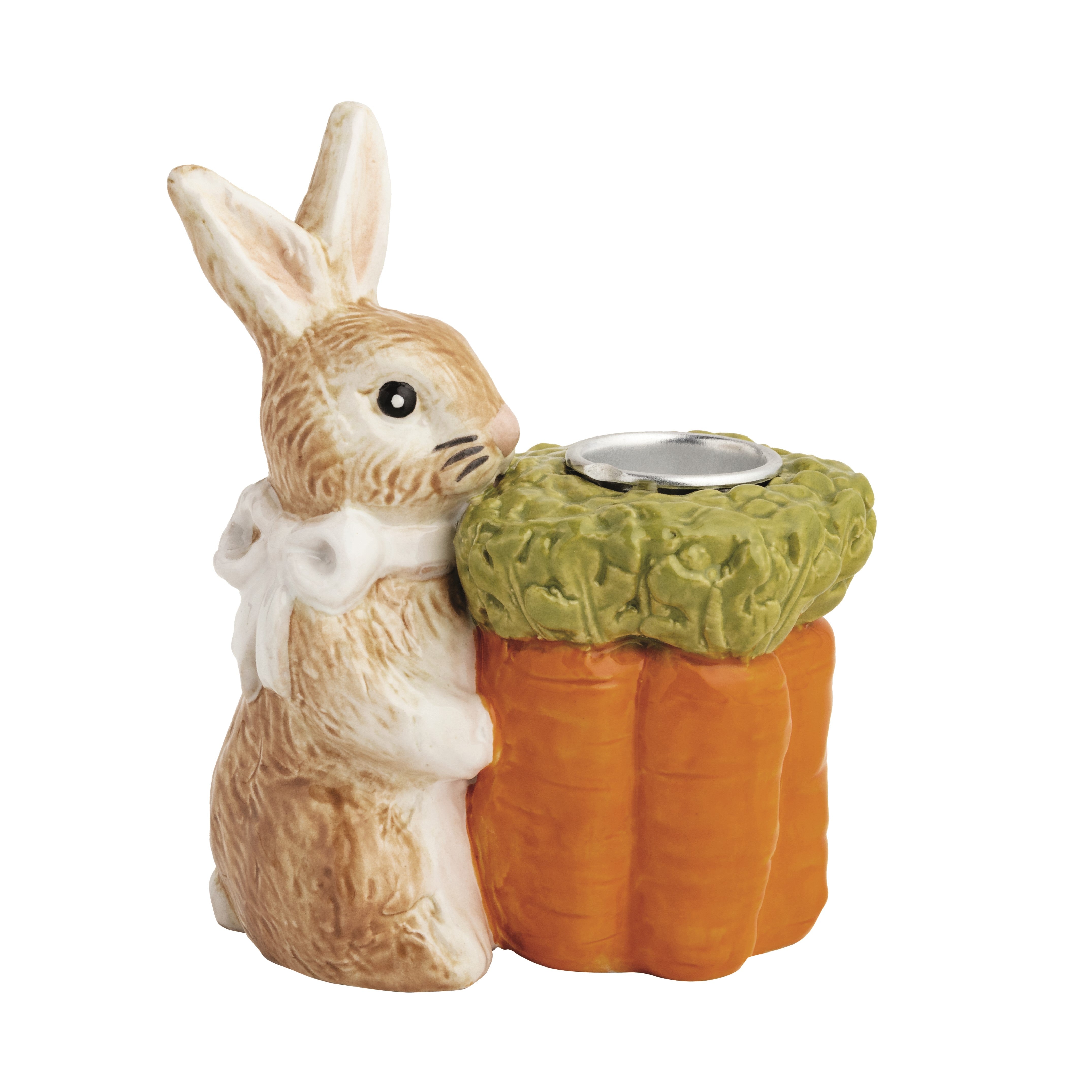Carrot Bunny Taper Holder