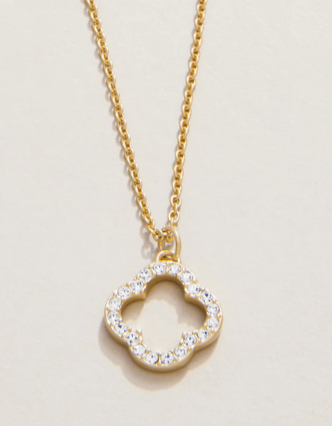 Spartina SLV Necklace 18" Lucky One/Quatrefoil