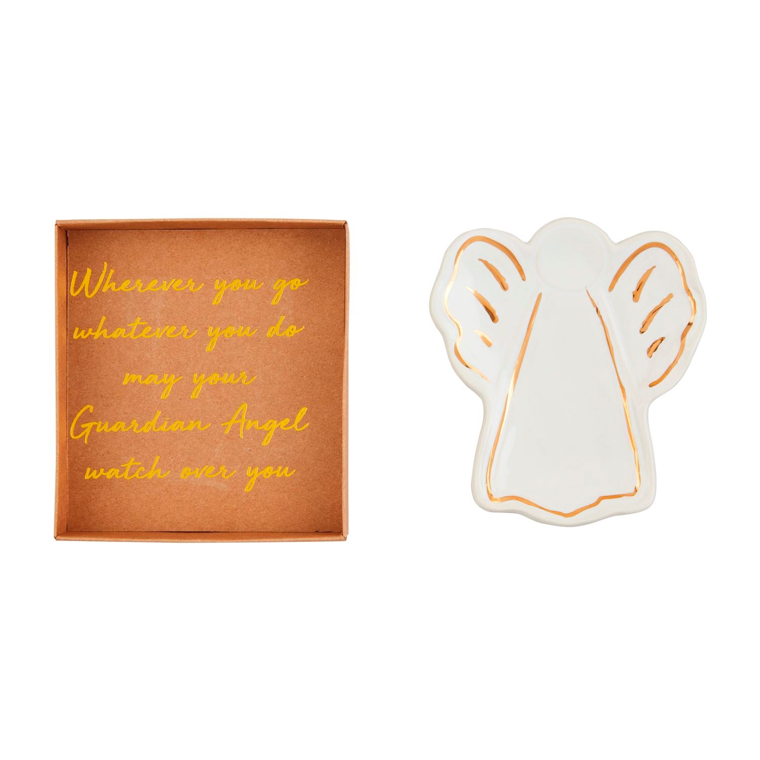 Stripe Wings Angel Tidbit Dish By Mud Pie