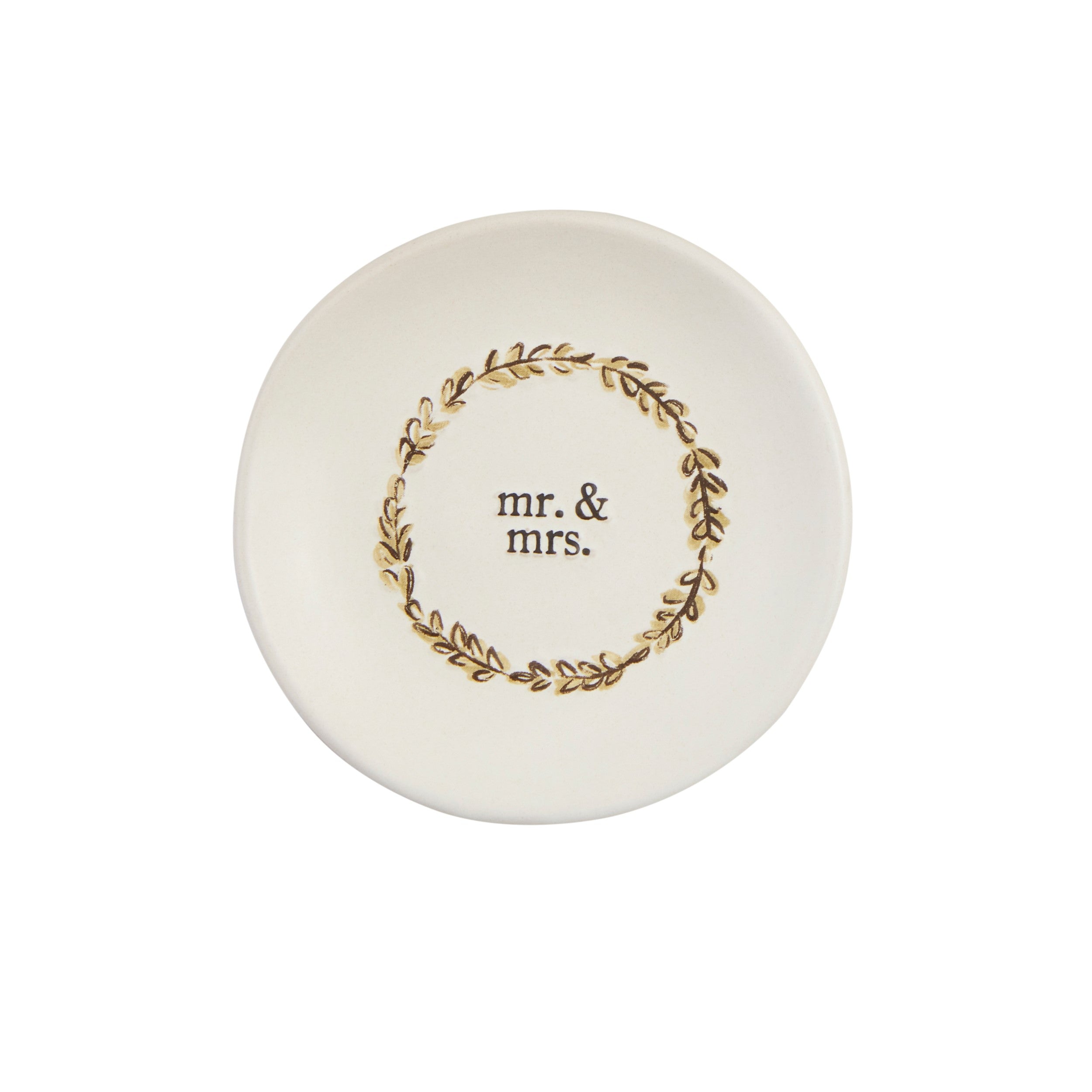 Mr Mrs Wedding Ring Dish
