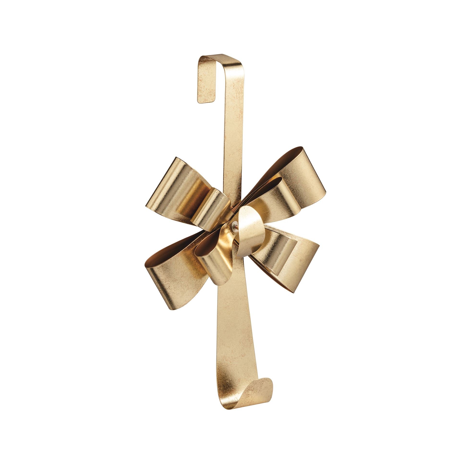 Gold Bow Wreath Hanger by Mud Pie