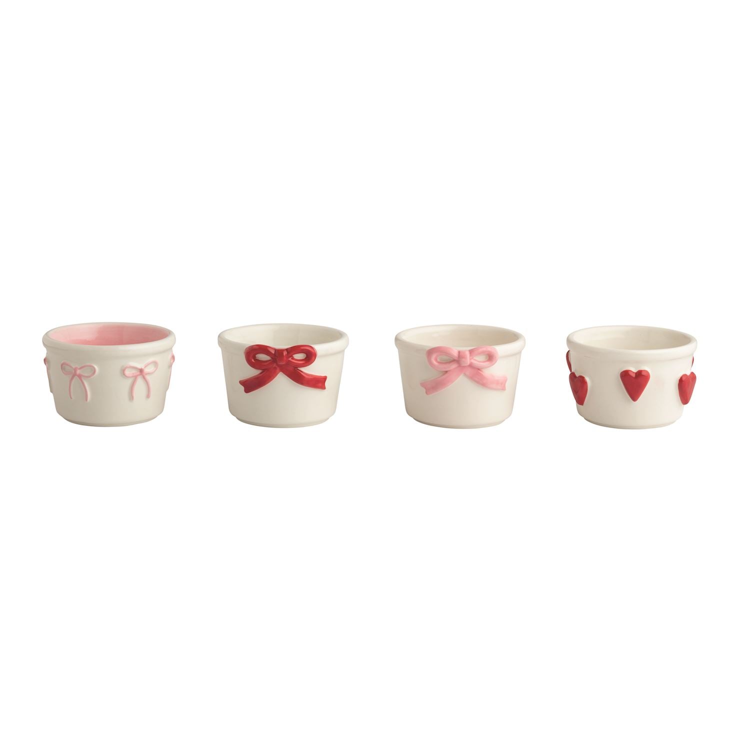 Bows and Hearts Tidbit Bowls By Mud Pie