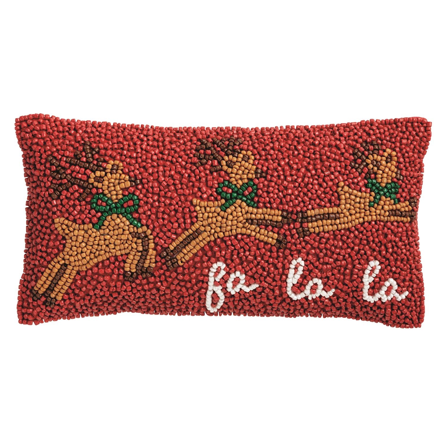 REINDEER BEADED MINI PILLOW By Mud Pie