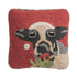 COW XMAS MINI HOOK PILLOW By Mud Pie