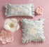 Lumbar Toile Bunny Pillow