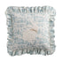Square Toile Bunny Pillow