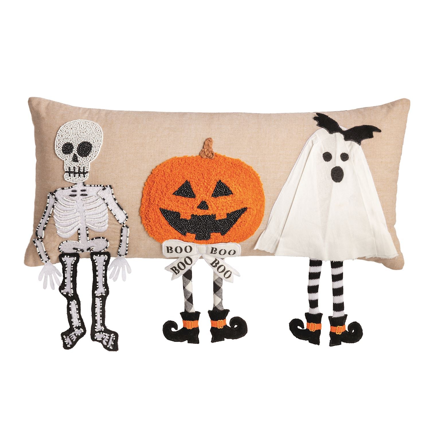 Halloween Dangle Leg Pillow by Mud Pie
