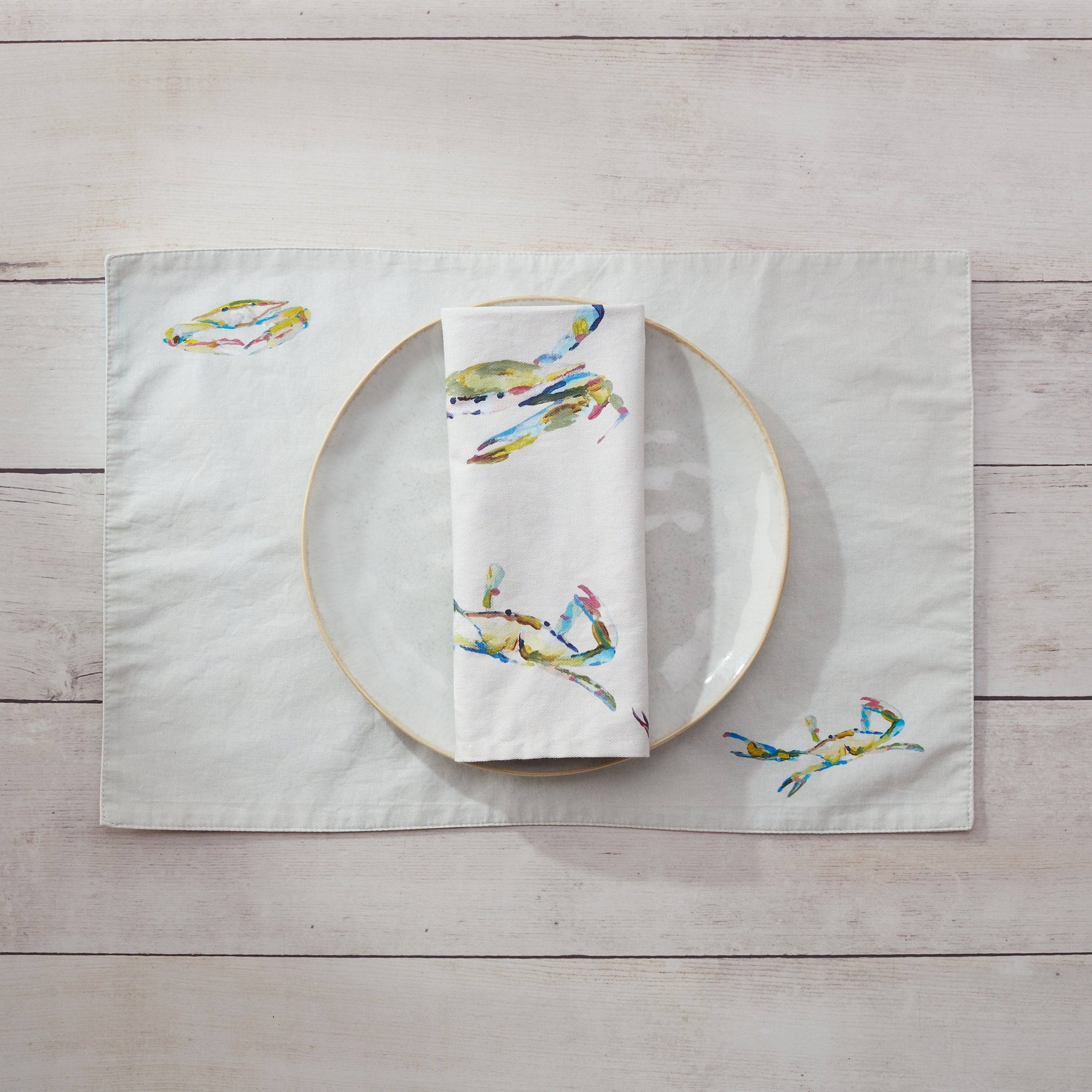 Reversible Placemats (Set of 2) - Bay Blues