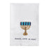 MENORAH BEADED HANUKKAH TOWEL By Mud Pie