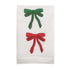 TWO BOWS EMBROIDERED TOWEL By Mud Pie