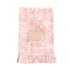 Pink Toile Bunny Pearl Towel