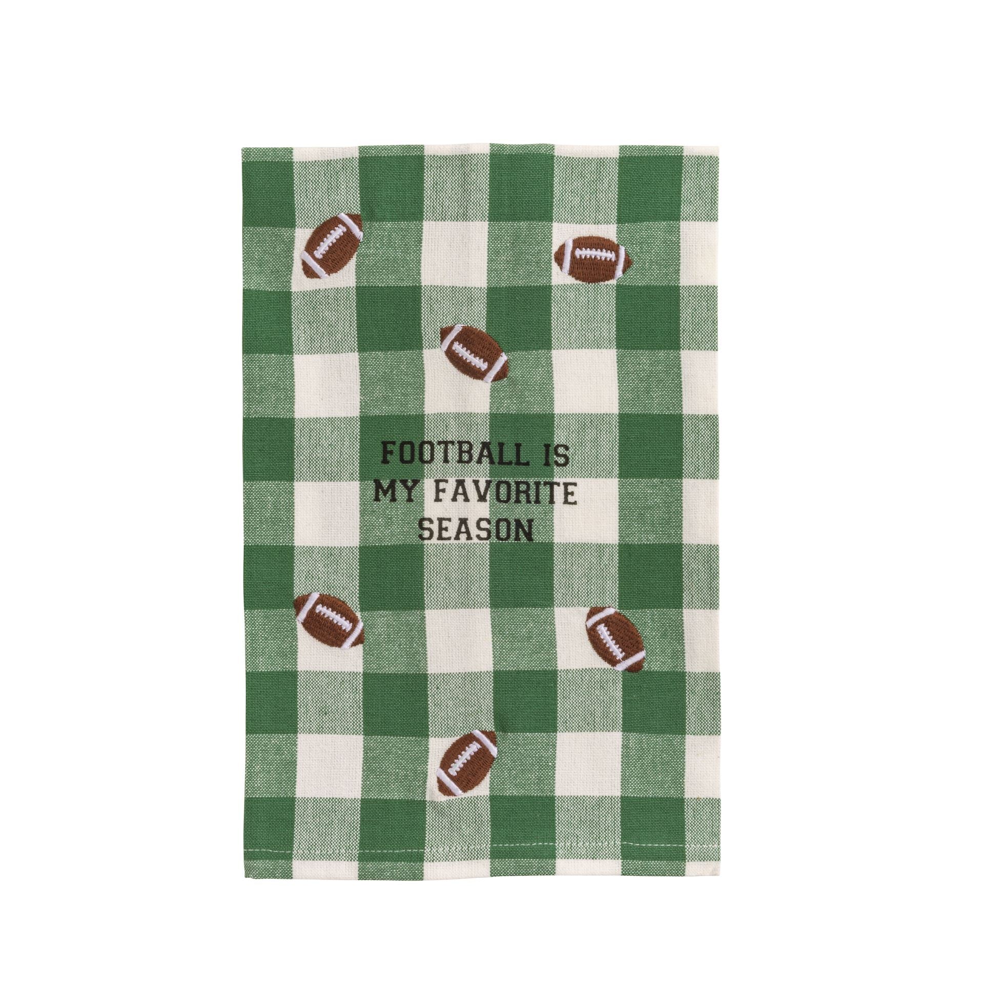 Football Icon Towel by Mud Pie