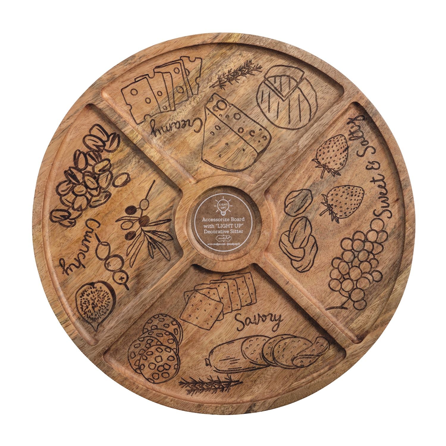 LED Sitter Accessorize Charcuterie Board