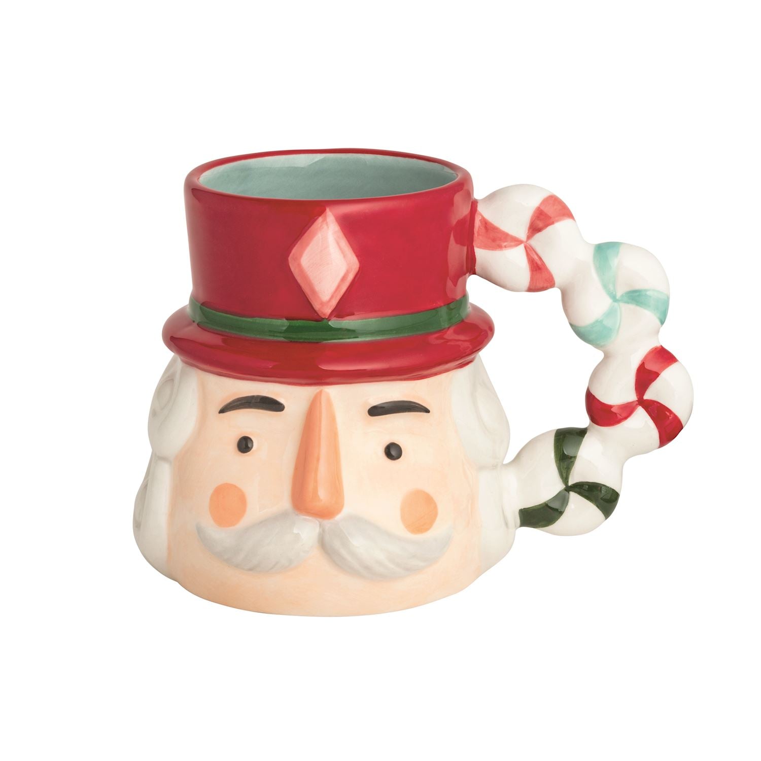Nutcracker Candy Handle Mugs By Mud Pie