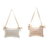 Thank Heaven Embroidered Pillow Door Hanger