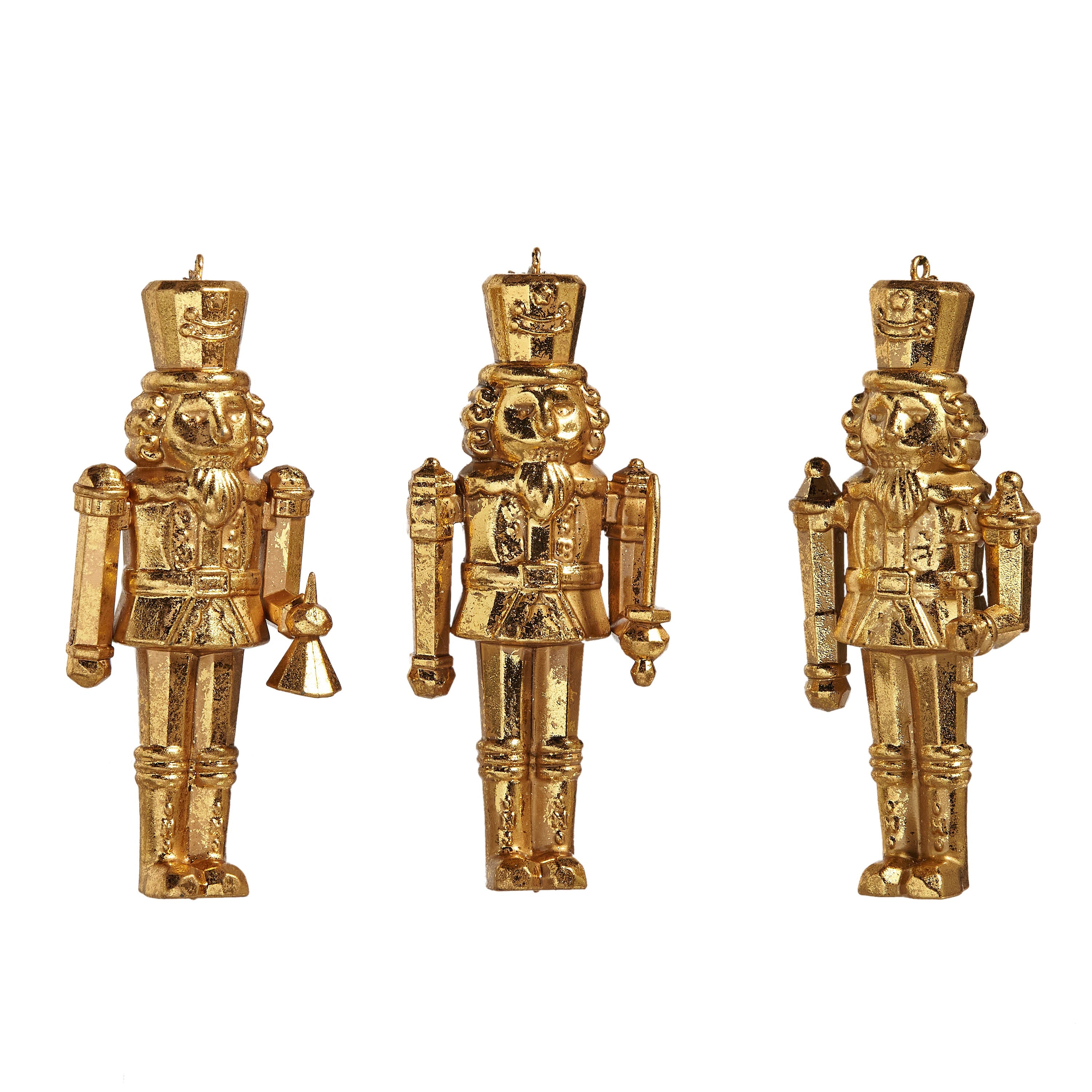 5 Gold Nutcracker Ornament - A. Dodson's
