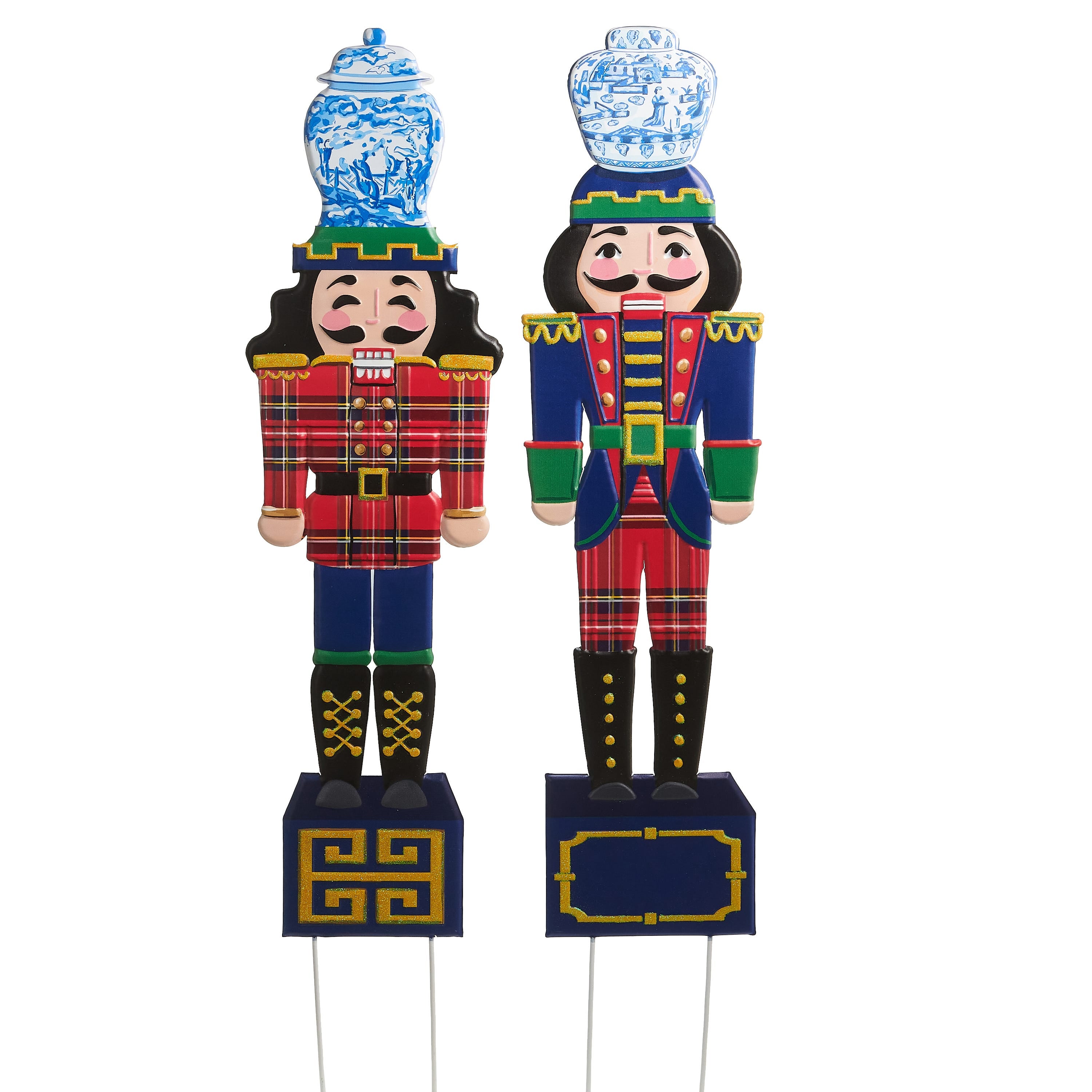 44.5 Noble Nutcracker Yard Stake - A. Dodson's