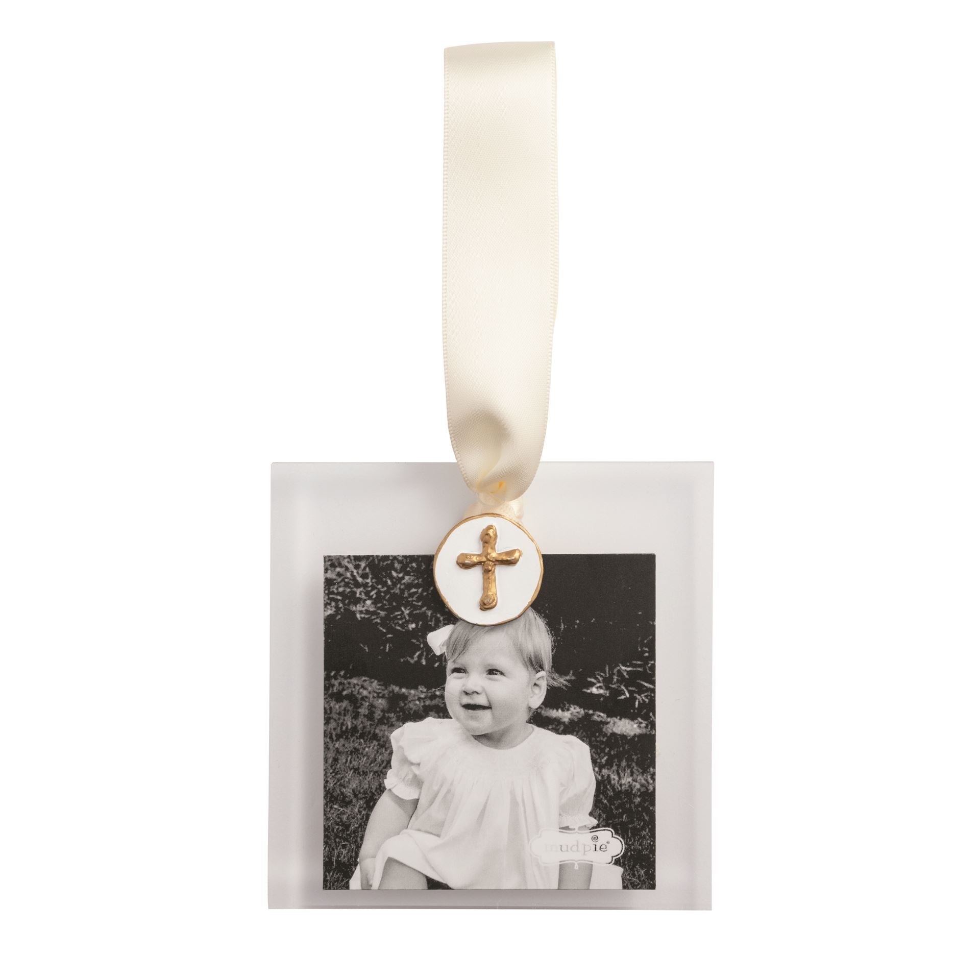 Gold Intaglio Ornament by Mud Pie